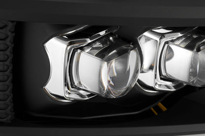 AlphaRex 07-13 Chevrolet Silverado NOVA-Series LED Projector Headlights Black