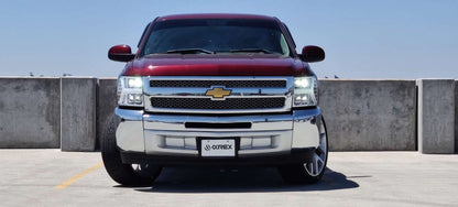 AlphaRex 07-13 Chevrolet Silverado NOVA-Series LED Projector Headlights Jet Black