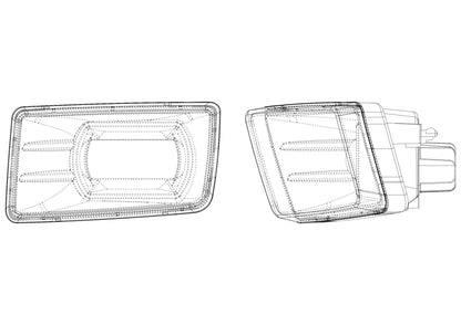 AlphaRex 07-13 Chevrolet Silverado/07-14 Tahoe/Avalanche/Suburban (4x4 package) DoubleTap Dual Color LED Projector Fog Lights