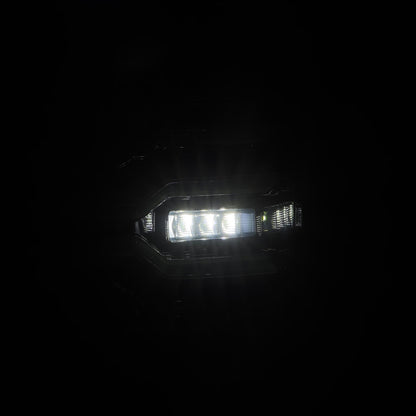 AlphaRex 07-13 GMC Sierra LUXX-Series LED Tail Lights Alpha-Black
