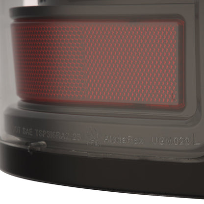AlphaRex 07-13 GMC Sierra LUXX-Series LED Tail Lights Alpha-Black