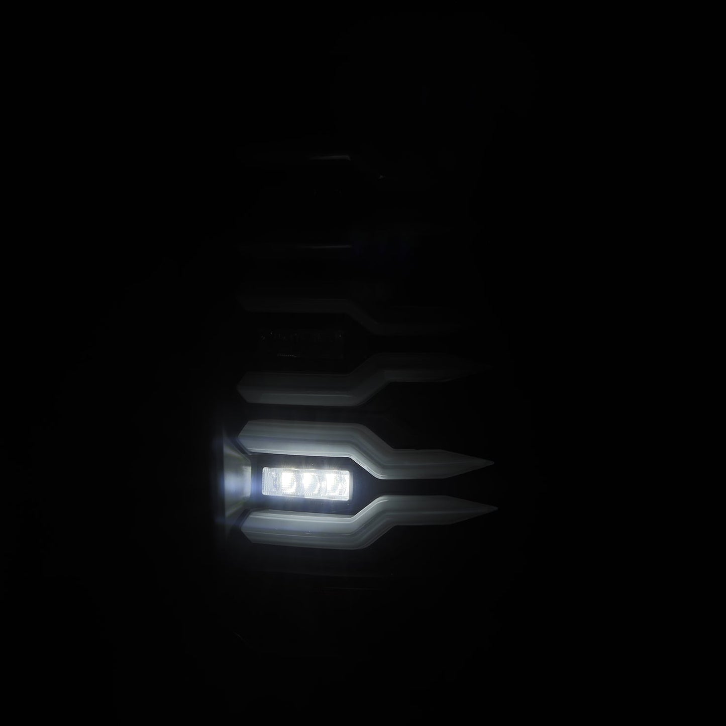 AlphaRex 07-13 GMC Sierra LUXX-Series LED Tail Lights Black