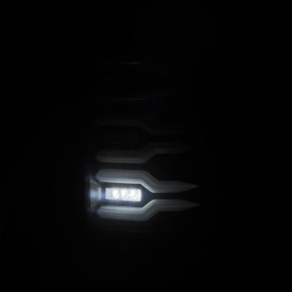 AlphaRex 07-13 GMC Sierra LUXX-Series LED Tail Lights Black