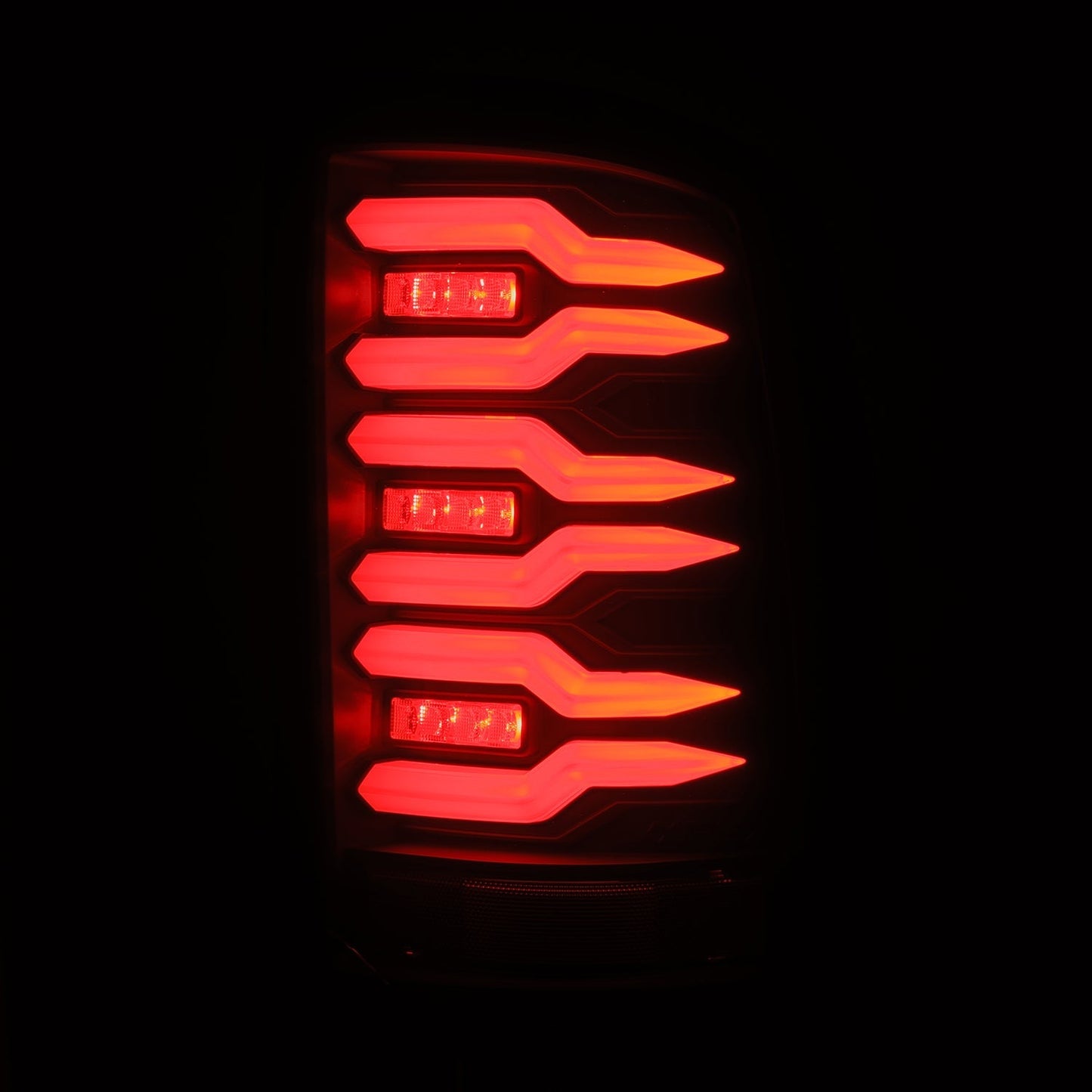 AlphaRex 07-13 GMC Sierra LUXX-Series LED Tail Lights Black