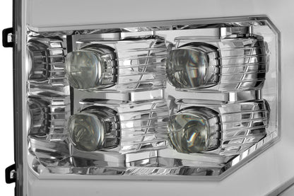 AlphaRex 07-13 GMC Sierra NOVA-Series LED Projector Headlights Chrome