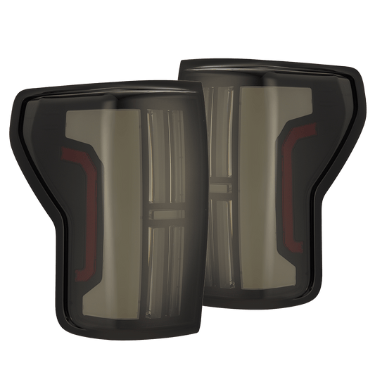 AlphaRex 07-13 Toyota Tundra NOVA-Series Prismatic LED Tail Lights Alpha-Black