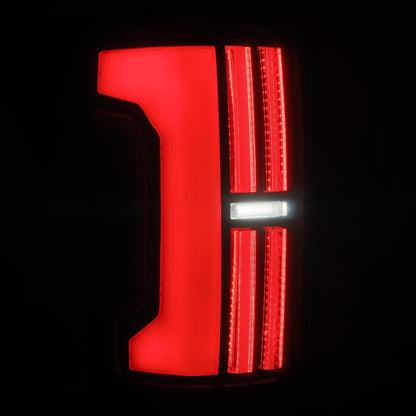 AlphaRex 07-13 Toyota Tundra NOVA-Series Prismatic LED Tail Lights Alpha-Black
