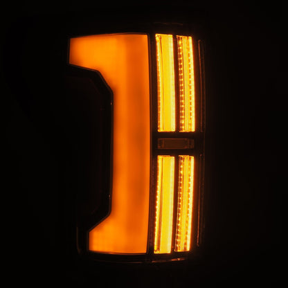 AlphaRex 07-13 Toyota Tundra NOVA-Series Prismatic LED Tail Lights Black
