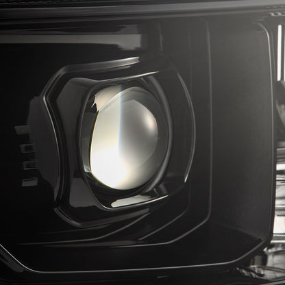 AlphaRex 07-13 Toyota Tundra/08-17 Toyota Sequoia MK II LUXX-Series LED Projector Headlights Alpha-Black (With Level Adjuster)