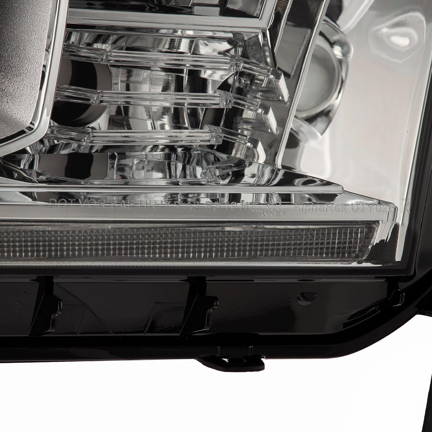 AlphaRex 07-13 Toyota Tundra/08-17 Toyota Sequoia MK II LUXX-Series LED Projector Headlights Chrome (With Level Adjuster)