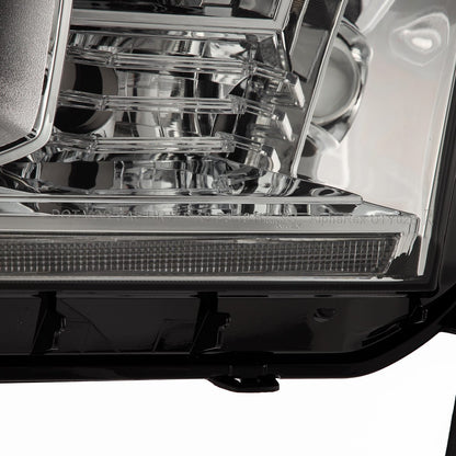 AlphaRex 07-13 Toyota Tundra/08-17 Toyota Sequoia MK II LUXX-Series LED Projector Headlights Chrome (With Level Adjuster)