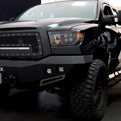 AlphaRex 07-13 Toyota Tundra/08-17 Toyota Sequoia MK II NOVA-Series LED Projector Headlights Alpha-Black (With Level Adjuster)