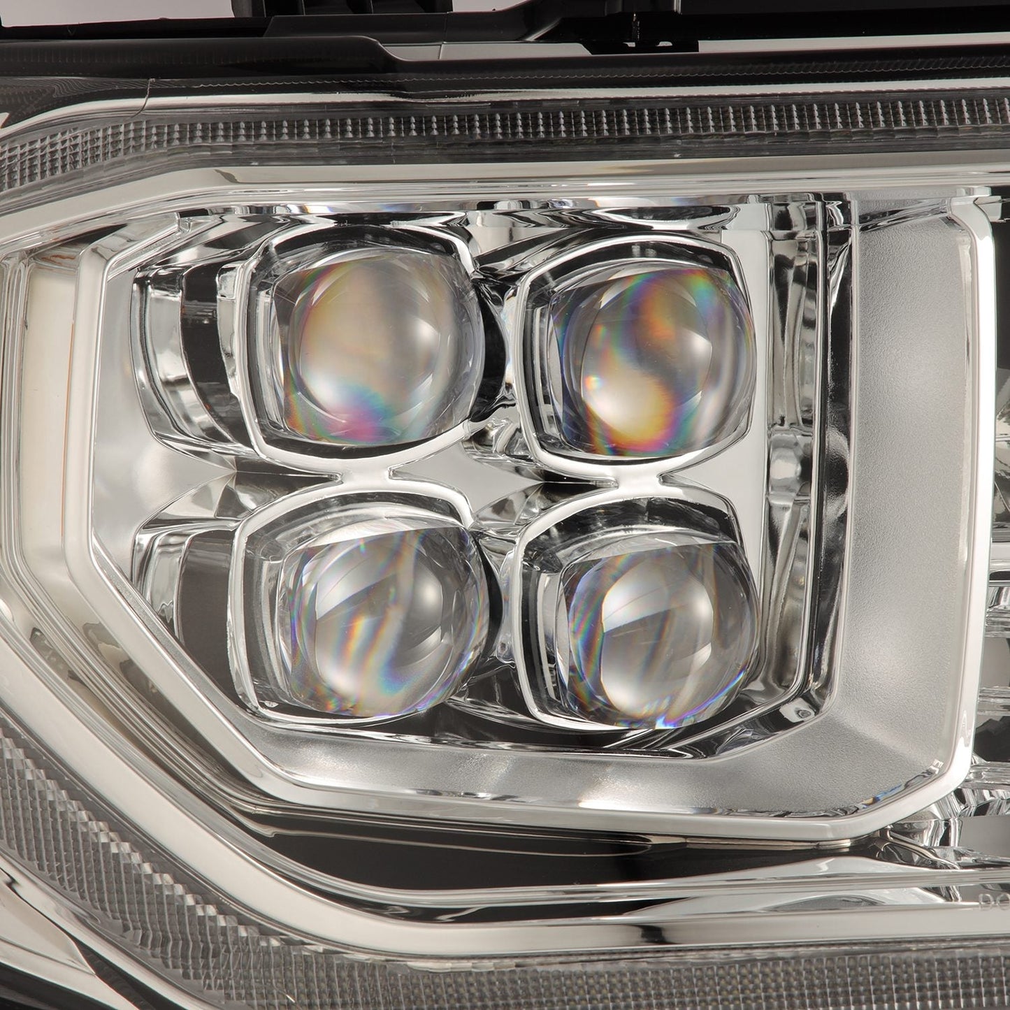 AlphaRex 07-13 Toyota Tundra/08-17 Toyota Sequoia MK II NOVA-Series LED Projector Headlights Chrome (With Level Adjuster)