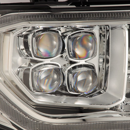 AlphaRex 07-13 Toyota Tundra/08-17 Toyota Sequoia MK II NOVA-Series LED Projector Headlights Chrome (With Level Adjuster)