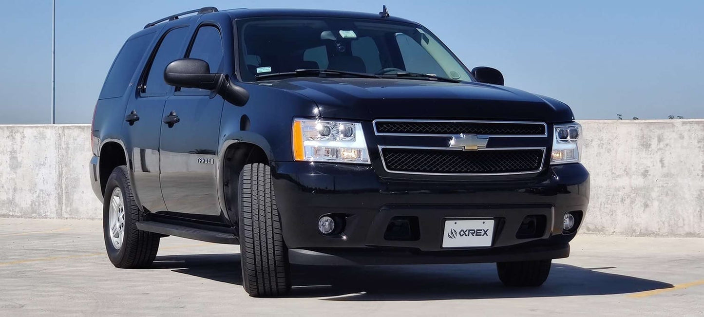 AlphaRex 07-14 Chevrolet Tahoe/Suburban/07-13 Avalanche LUXX-Series LED Projector Headlights Chrome