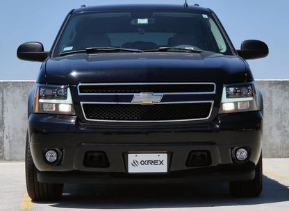 AlphaRex 07-14 Chevrolet Tahoe PRO-Series Proj Headlights Chrome w/Activ Light/Seq Signal/DRL