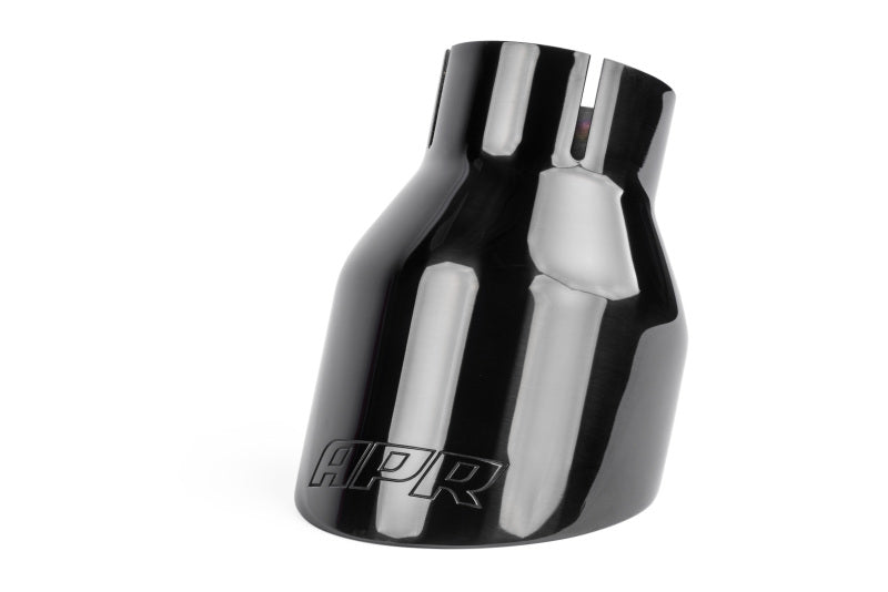 APR Double-Walled 4in Slash-Cut Tips | Polished Diamond Black (Set of 2) TPK0003