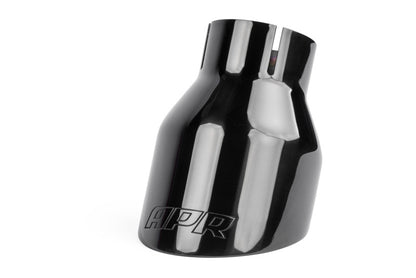 APR Double-Walled 4in Slash-Cut Tips | Polished Diamond Black (Set of 2) TPK0003