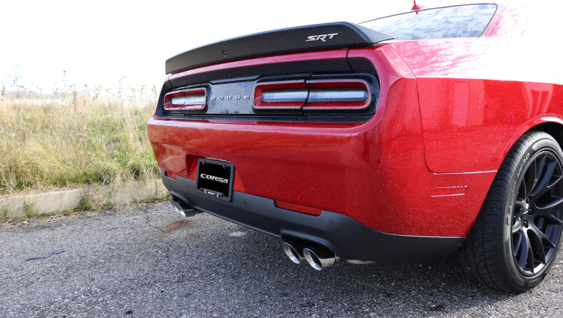 Corsa Dual Rear Exit Sport Exhaust | Dodge Challenger Hellcat (15-23) (14987)