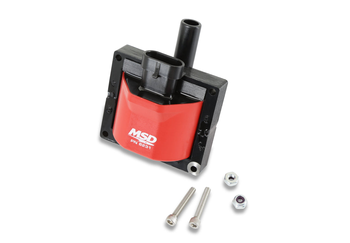 MSD 8231 Ignition Connector Coil, Red, Individual