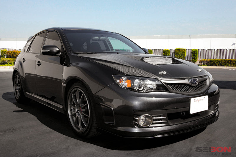 Seibon OEM Carbon Fiber Hood | Subaru WRX / STI (08-09) (HD0809SBIMP-OE)