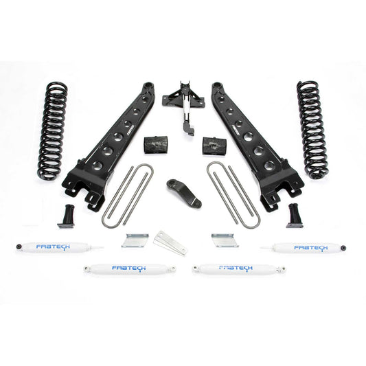 Fabtech 6in Rad Arm System w/ Coils & Performance Shocks | Ford F450/F550 4WD Diesel (19-20) (K2335)