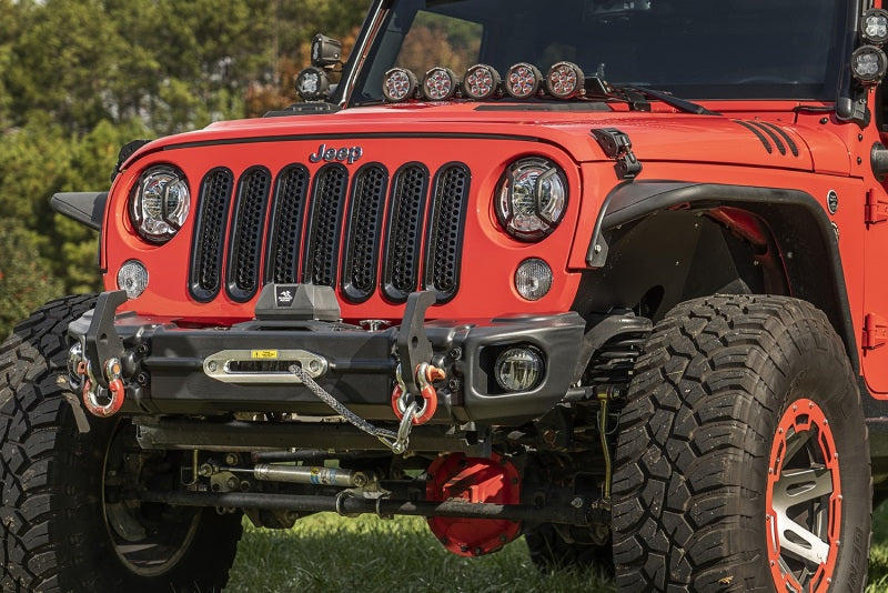 Rugged Ridge 11549.11 Arcus Front Bumper Set for 07-18 Jeep Wrangler JK