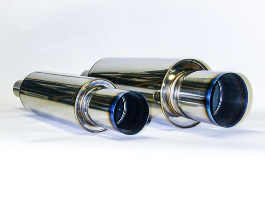 HKS Universal Stainless Hi Power 170mm Titanium Muffler-WheelFlip