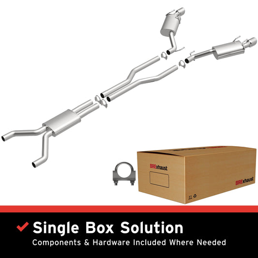 BRExhaust 2010-2015 Chevrolet Camaro 3.6L Direct-Fit Replacement Exhaust System