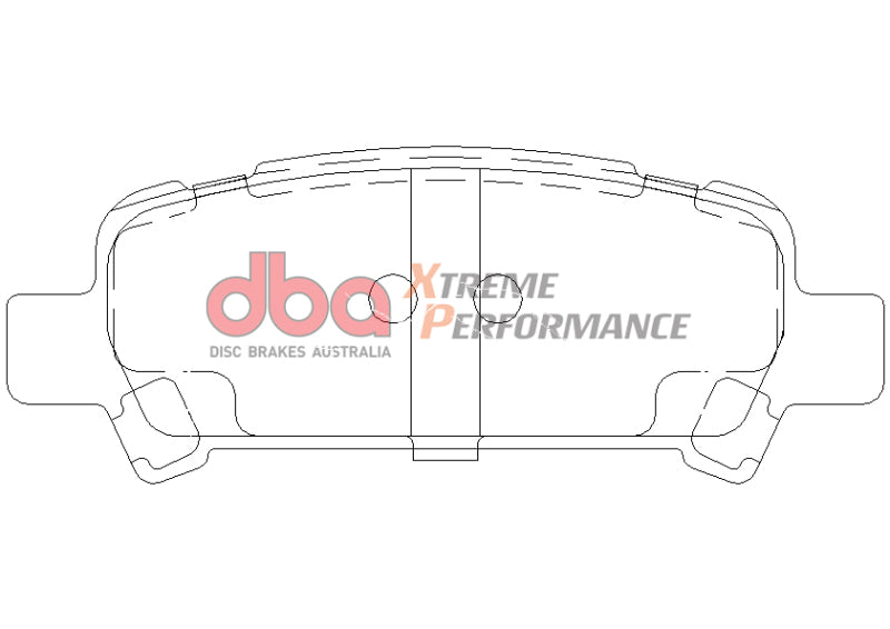 DBA XP650 Rear Brake Pads | Subaru WRX (02-03) (DB1379XP)