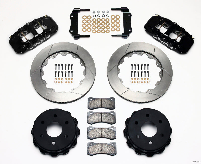 Wilwood AERO4 Caliper Brake Kit 14.25 Inch For 99-18 GM Sierra 1500 140-9407-DR