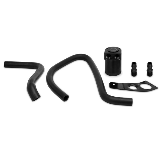 Mishimoto 11-13 BMW 335i/335ix/135i Baffled Oil Catch Can Kit - Black-WheelFlip