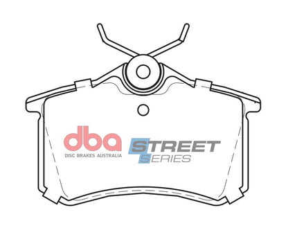 DBA Street Series Rear Brake Pads | Audi TT Quattro FWD (00-06) (DB1192SS)