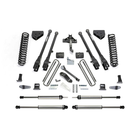 Fabtech 6" 4-Link System w/ Coils & DLSS Shocks | Ford F450/F550 4WD (08-10) (K2054DL)