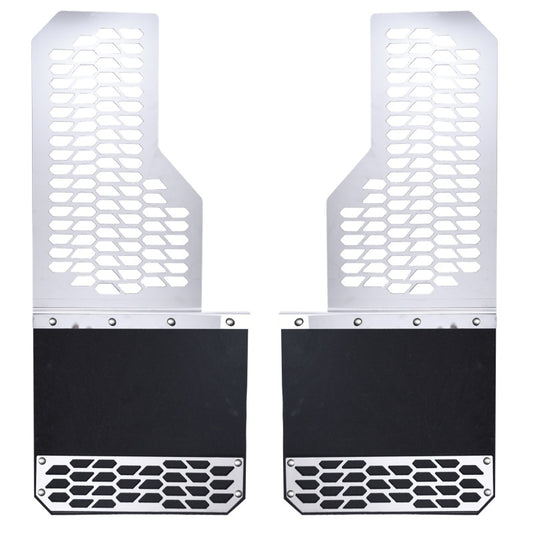 Putco 15-19 Chevy HD Dually Front Brushed SS Mud Skins (78170)