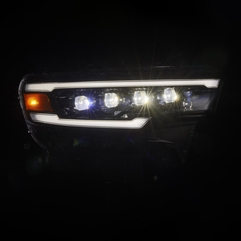 AlphaRex 880890 NOVA Quad LED Headlights Alpha-Black for 25-26 Ram 1500
