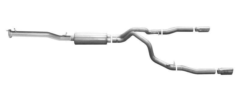 Gibson 3in/2.25in Dual Split Cat-Back Exhaust | Chevrolet Silverado 1500 LT 5.3L (14-18) (65661)