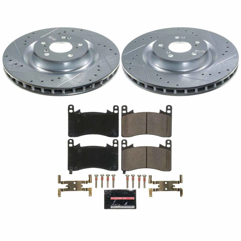 PowerStop Front Z23 Evolution Brake Kit | Acura TLX (2021–2023) (K8931)
