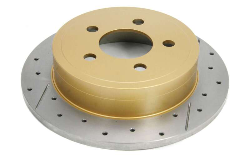 DBA Rear Street Drilled & Slotted Rotor | Jeep Liberty (03-07) (DBA2535X)