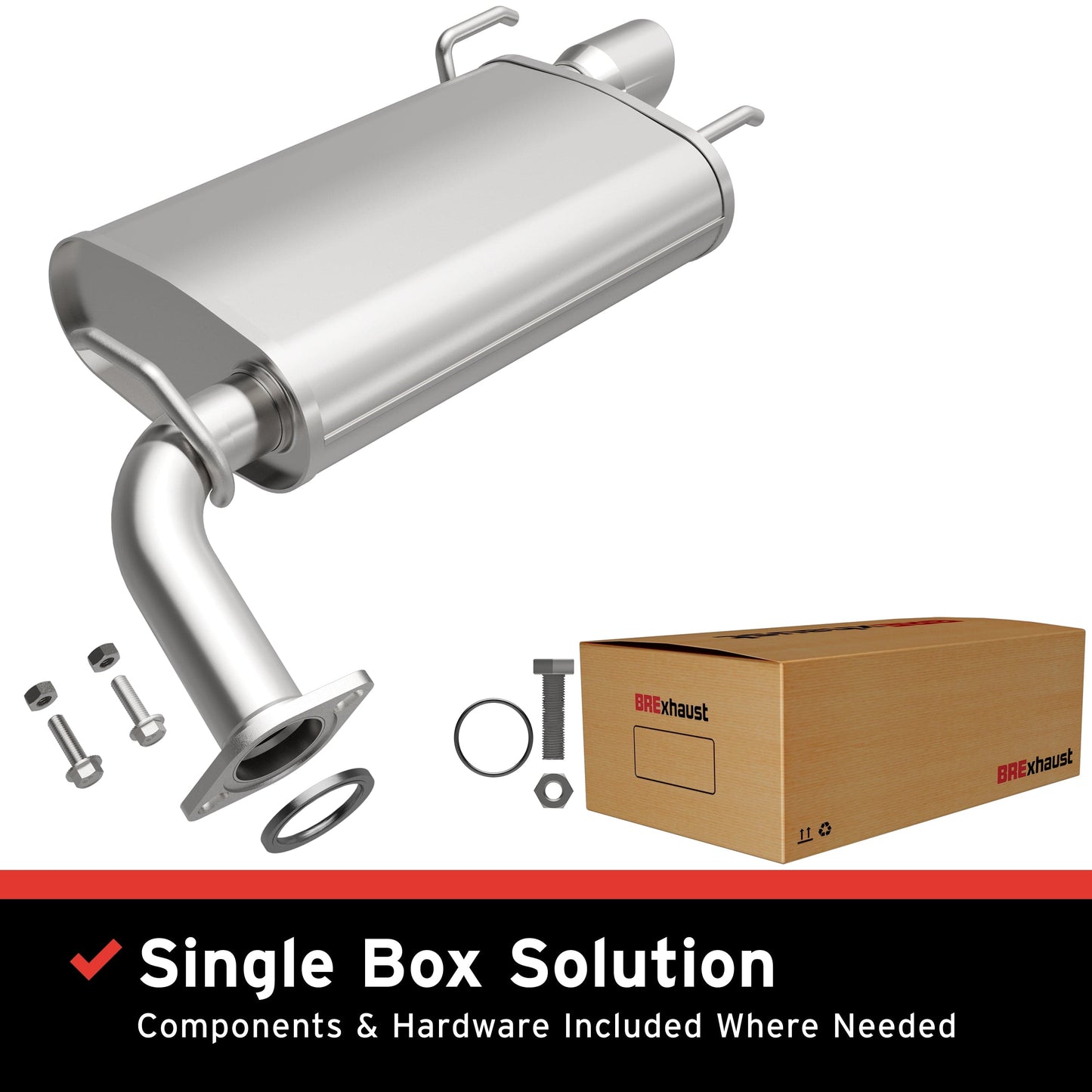 BRExhaust Direct-Fit Muffler Kit 108-0114