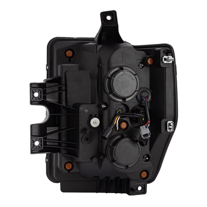 AlphaRex 08-10 Ford Super Duty/Excursion LUXX-Series LED Projector Headlights Alpha-Black