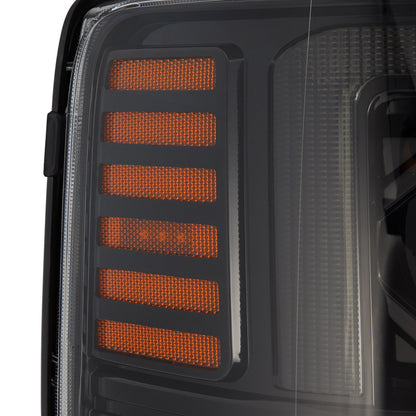 AlphaRex 08-10 Ford Super Duty/Excursion LUXX-Series LED Projector Headlights Alpha-Black