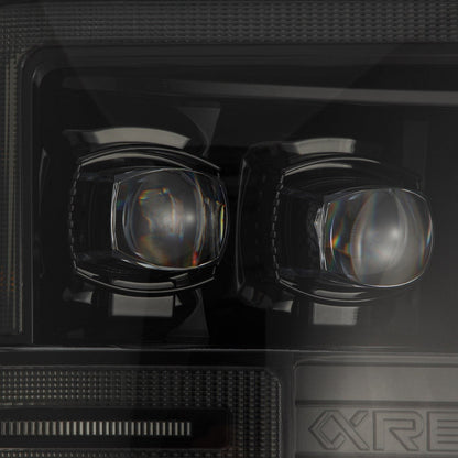 AlphaRex 08-10 Ford Super Duty/Excursion NOVA-Series LED Projector Headlights Alpha-Black