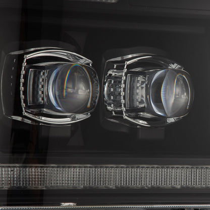 AlphaRex 08-10 Ford Super Duty/Excursion NOVA-Series LED Projector Headlights Black