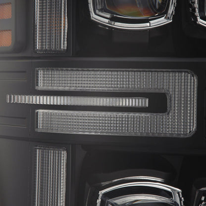 AlphaRex 08-10 Ford Super Duty/Excursion NOVA-Series LED Projector Headlights Black