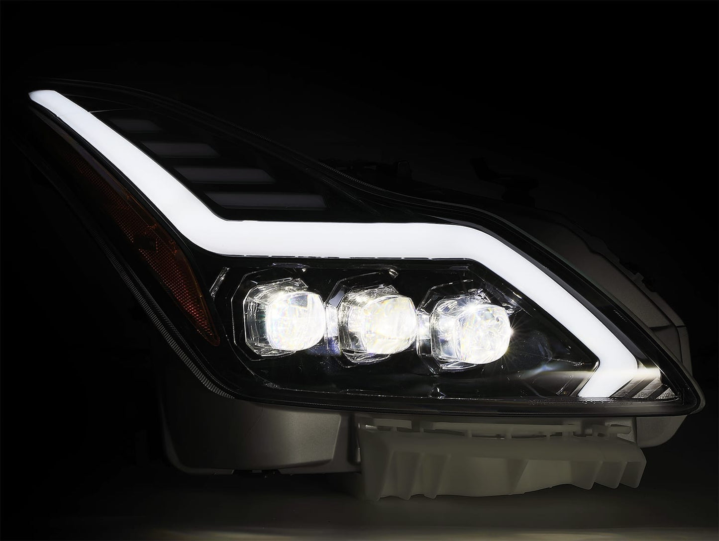 AlphaRex 08-13 Infiniti G37/14-15 Q60 Coupe MK II NOVA-Series LED Projector Headlights Black