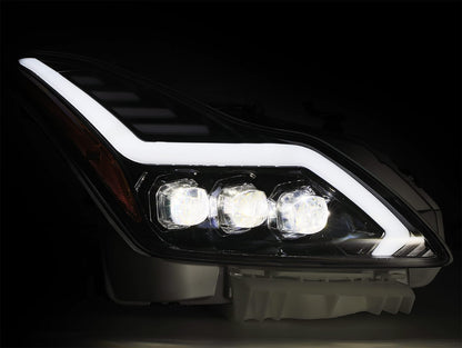 AlphaRex 08-13 Infiniti G37/14-15 Q60 Coupe MK II NOVA-Series LED Projector Headlights Black