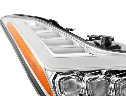 AlphaRex 08-13 Infiniti G37/14-15 Q60 Coupe MK II NOVA-Series LED Projector Headlights Chrome