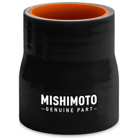 Mishimoto 2.25 to 2.5 Inch Black Transition Coupler-WheelFlip
