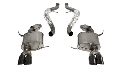 CORSA Sport / 2.5 in Axle-Back 3.0 in Twin Tips | 2008-2012 BMW M3 E92 E93 (14568)
